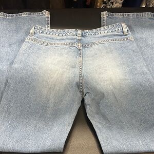 A108.  Banana Republic Light Blue Boot Cut Jeans size 4 L